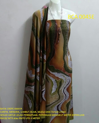 BCA 0045E: BATIK CREPE AMAYA, OPEN METER, RM18/MTR