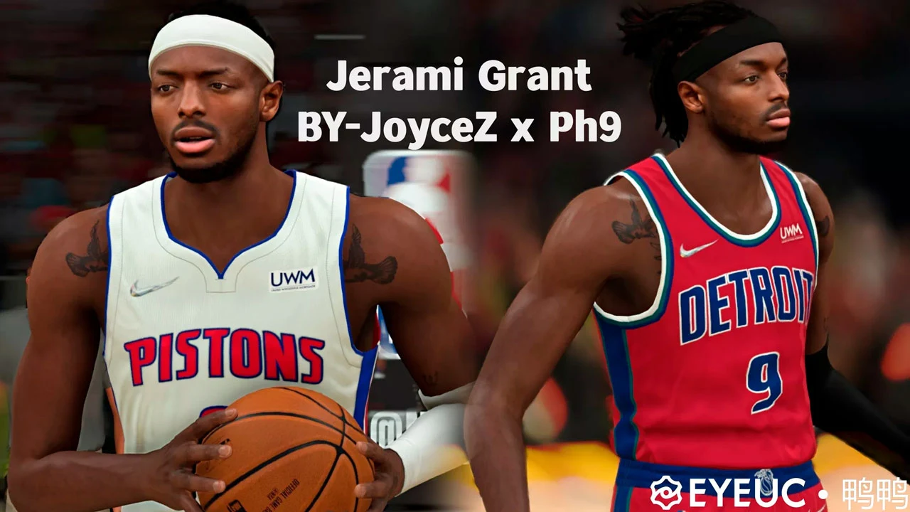 NBA 2K22 Jerami Grant Cyberface and Hair