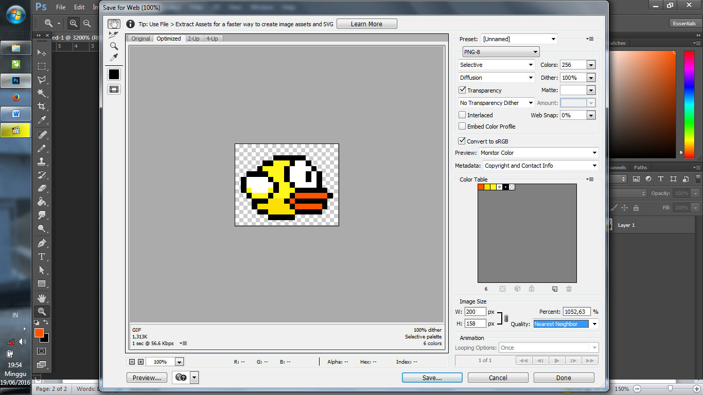 Membuat Karakter Game Pixel Art Menggunakan Photoshop 