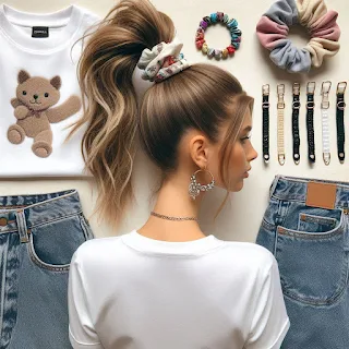 Look Casual com Scrunchies