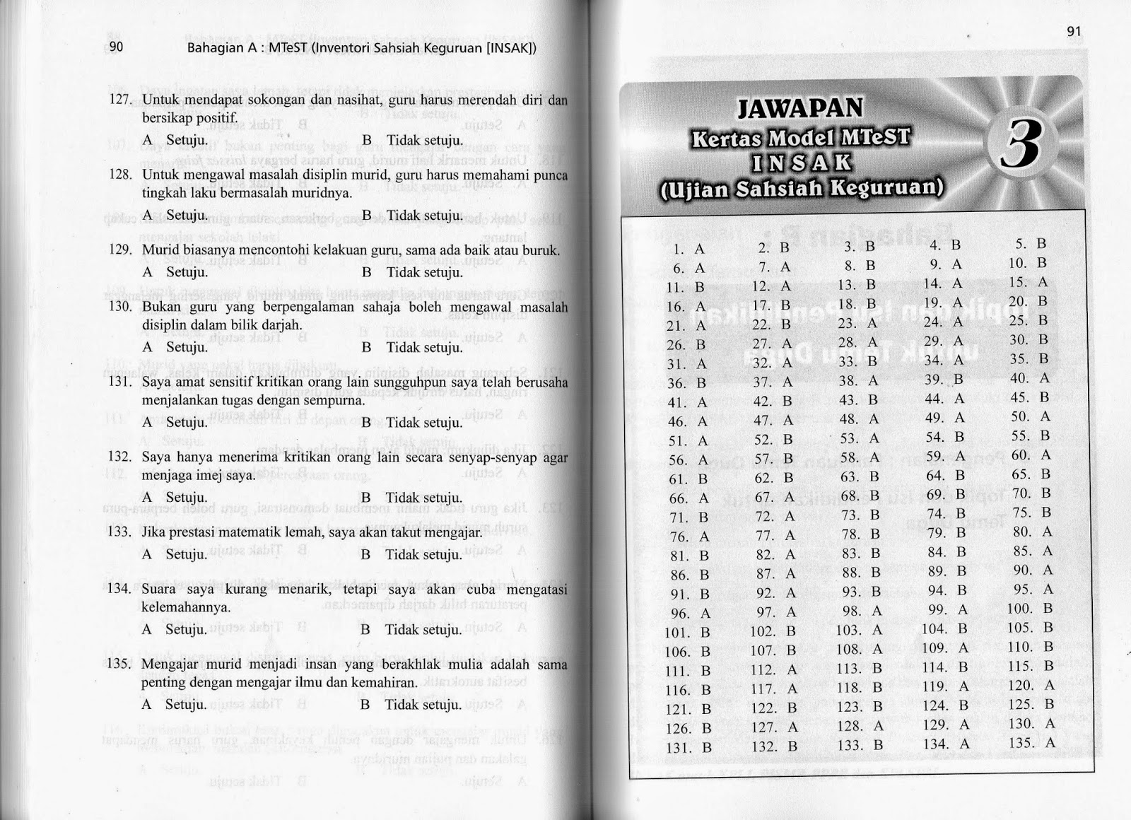 Soalan Ujian Insak - Kecemasan 1