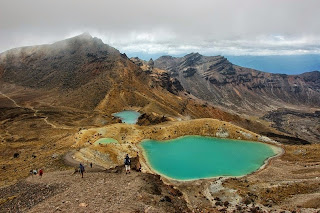 Danau Kawah Hijau Tongariro, Selandia Baru