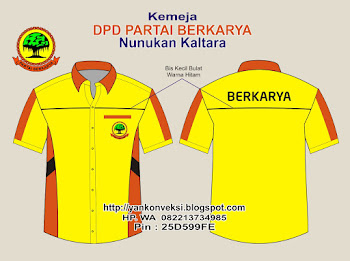 Kemeja PARTAI BERKARYA  DPD NUNUKAN KALTARA