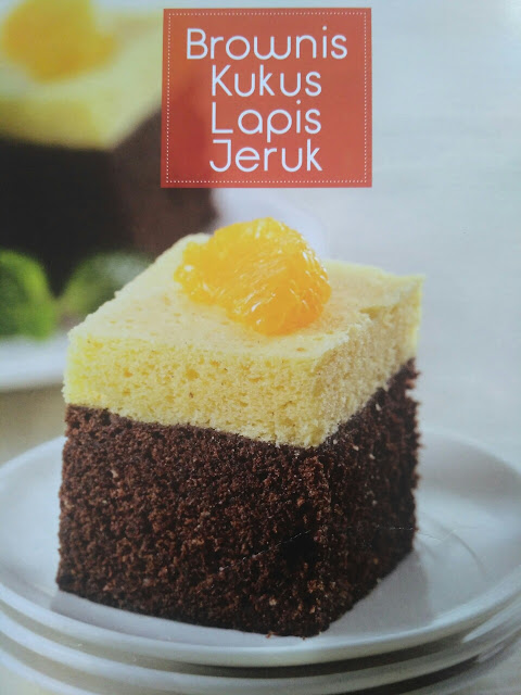 Brownis Kukus Lapis Jeruk