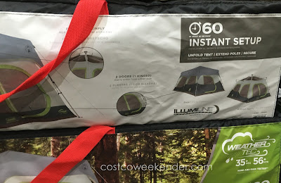 Enjoy the outdoors with the Coleman 10-Person Instant Cabin Tent