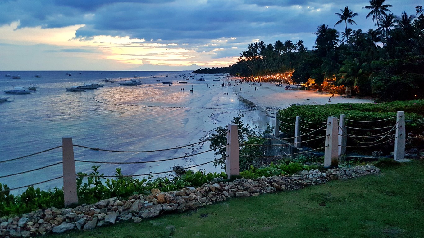 beautiful sunset at Amorita Resort, Alona Beach, Panglao, Bohol