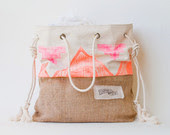 canvas nautical tote bag