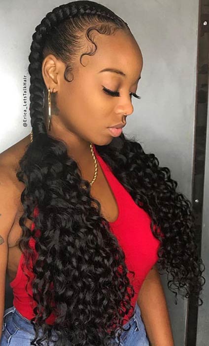 Cute Hairstyles With Weave Ponytails