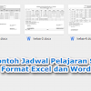 Contoh Jadwal Pelajaran Lucu