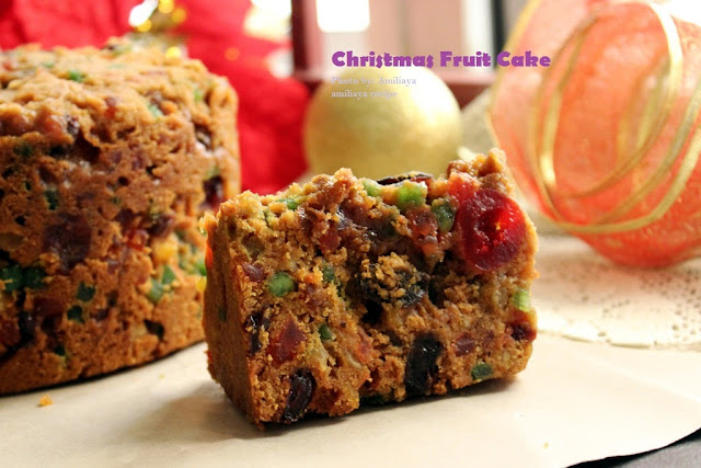 Christmas fruit cake