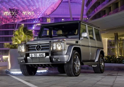 Interior Look of Mercedes G55