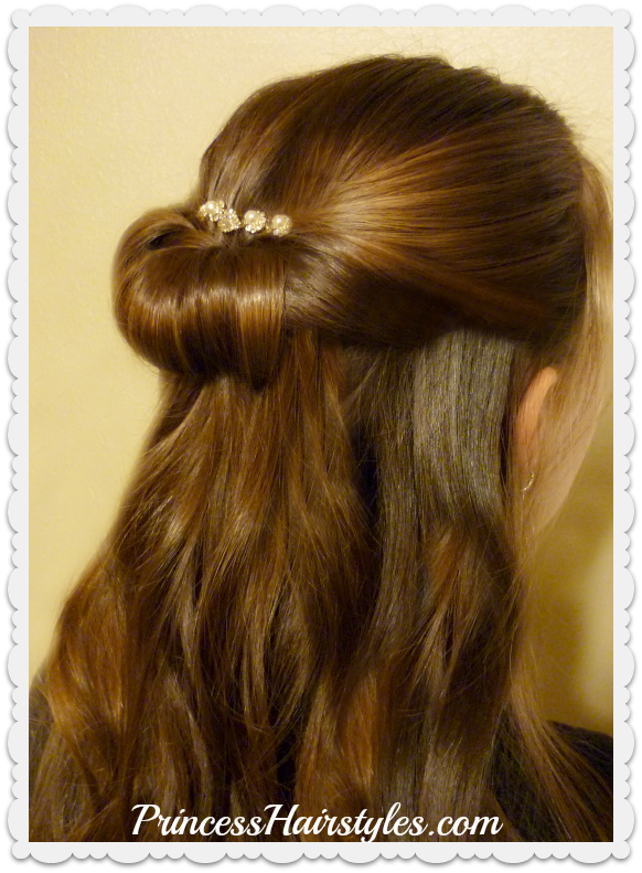 Half-Up Rosette Combo | Homecoming Hairstyles - YouTube