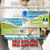 Ukuran Standar Id Card - 081320607341 cetak id card murah 