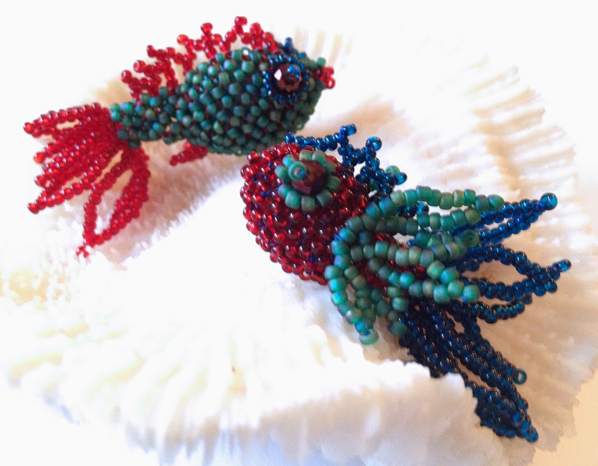 Fancy Fish workshop at Fusion Beads in Seattle, Saturday, March 29th