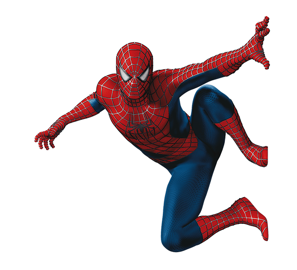 clipart renders hombre araña fondo transparente gratis