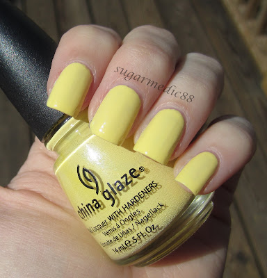 China Glaze Lemon Fizz Swatch