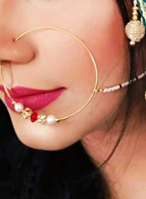 Nose Ring Designs Images For Bride