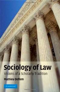 Sociology of Law Mathieu Deflem
