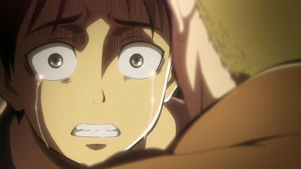 Erin's tearful shocked face