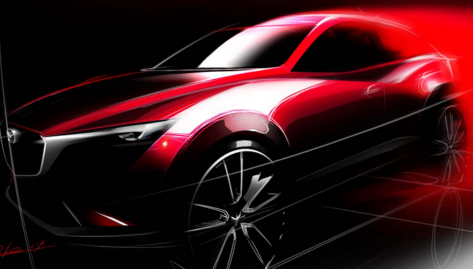 2015 Mazda CX-3 Crossover In LA Motor Show