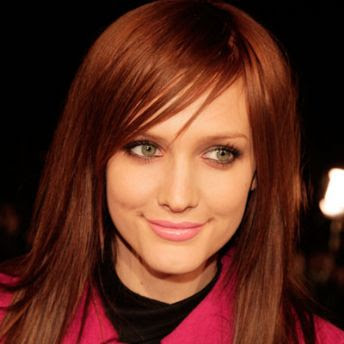 ashlee simpson with red hair