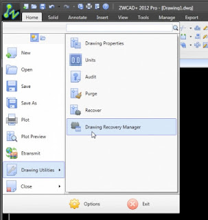 cad drawing recover