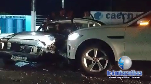 Grave acidente envolvendo três carros deixa um motorista ferido com suspeita de fraturas no RN
