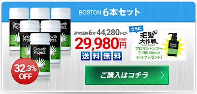 「毛髪大作戦アロマシャンプー」付きの6本セット（29,980円）