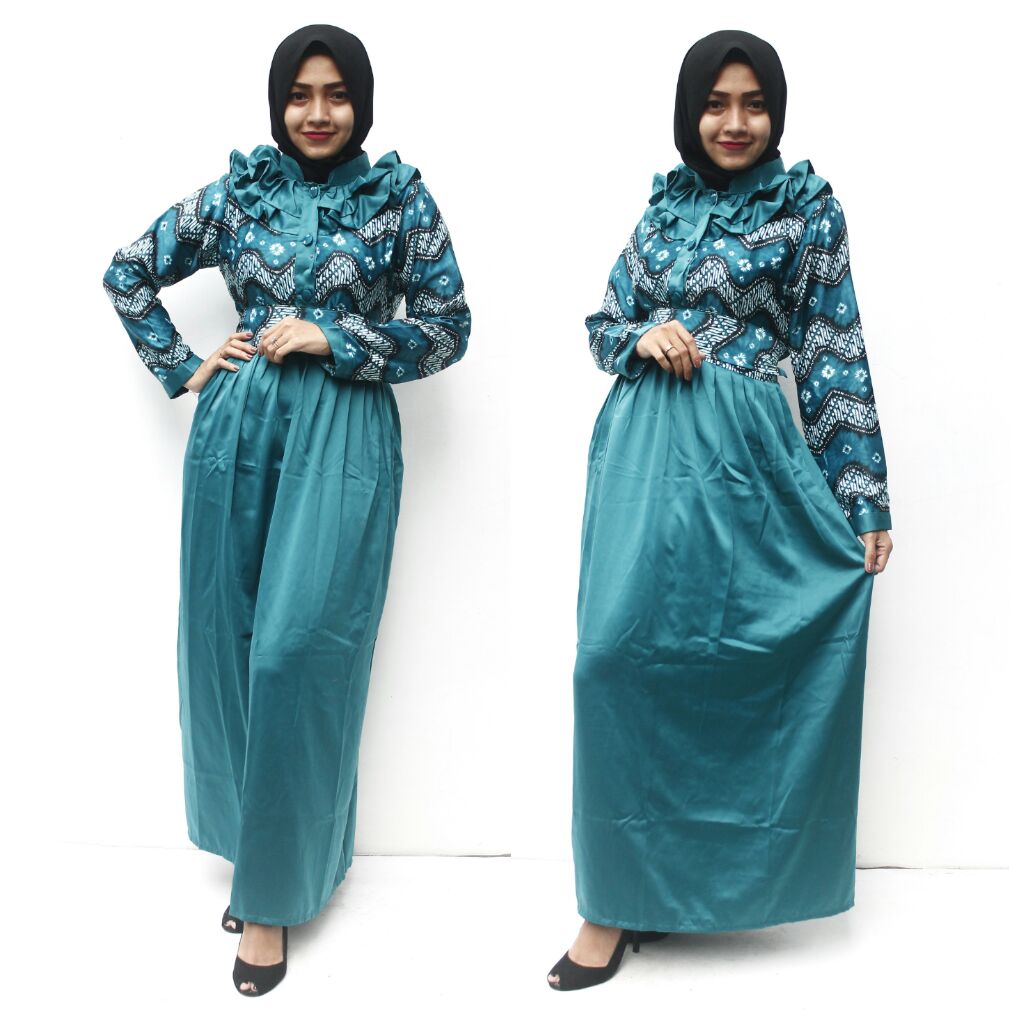 Kumpulan Setelan Baju Batik  Gamis  Muslim Modern 