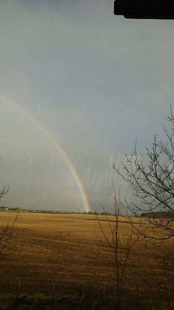 01-rainbow-from-coach-iceland 7 day itinerary