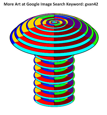 Psychedelic Art by gvan42 - Gregory Vanderlaan - purple64ets - Rainbow Swirls and Mushroom Visions - Question Reality Now - Magic