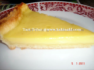 Khazanah warisan orang lama: Resepi Tart Telur (Egg Tart)