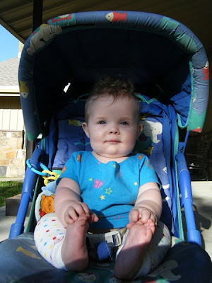 7mo Sasha in Stroller