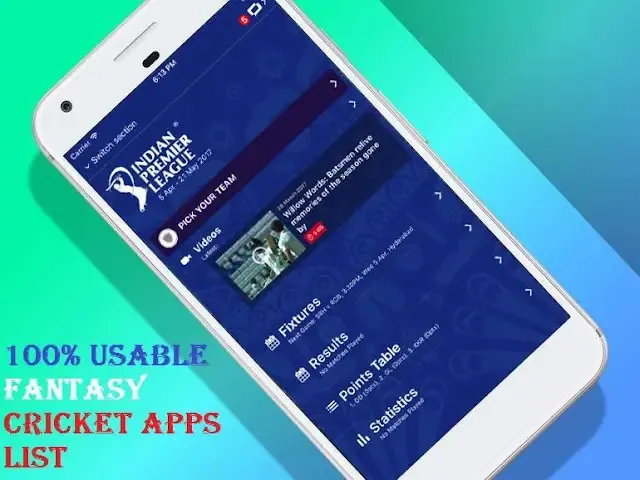 100% Usable Bonus Fantasy Cricket Apps List