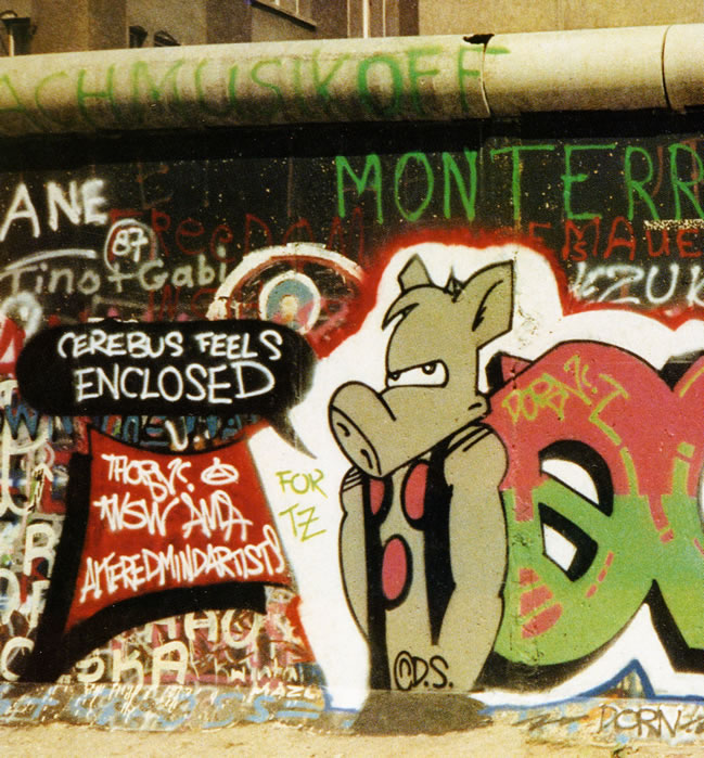 A MOMENT OF CEREBUS: Cerebus On The Berlin Wall