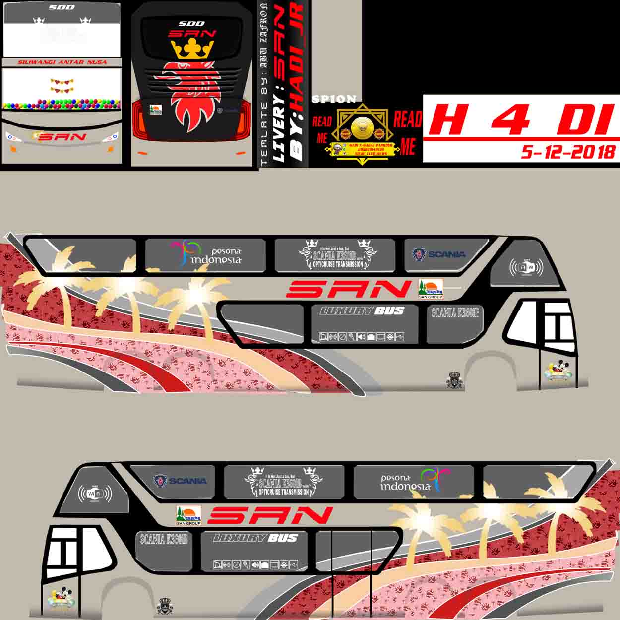 download  livery bus pesona indonesia