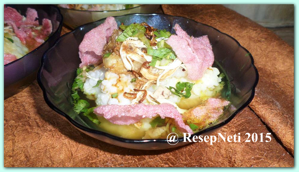 Resep Bubur Ayam Sederhana ( Simple Chicken Porridge 