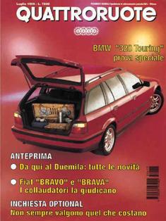 Quattroruote 477 - Luglio 1995 | ISSN 0035-5917 | TRUE PDF | Mensile | Motori | Prove su Strada | Automobili | Listino Prezzi
Quattroruote è una rivista mensile italiana di automobilismo, fondata dall'imprenditore marchigiano Gianni Mazzocchi nel febbraio 1956, con l'obiettivo di creare una rivista per il «guidatore medio», ben presto divenuta la più venduta in Italia nel suo genere. Negli anni ha esteso la sua diffusione, stringendo accordi con diverse testate internazionali, in nazioni quali Russia, Cina, Romania e nel 2007 in Inghilterra, inaugurando una partnership con Top Gear.