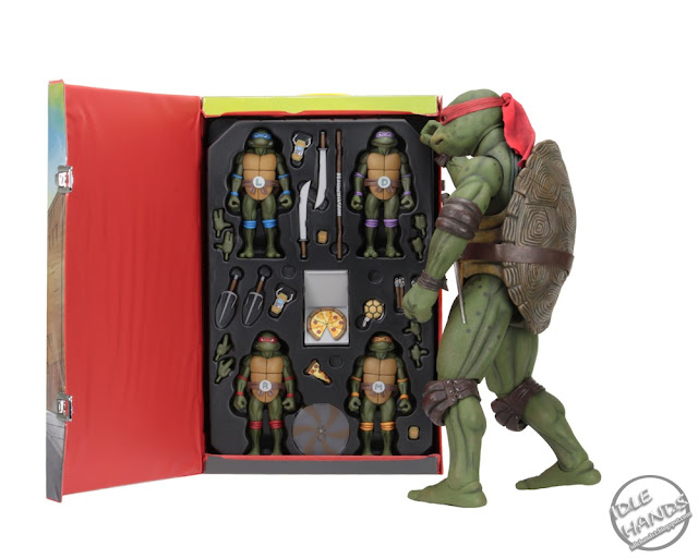 San Diego Comic-Con 2017 NECA Exclusive Teenage Mutant Ninja Turtles 30th Anniversary Cartoon Action Figure Box Set