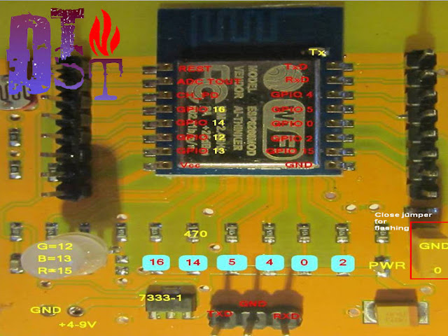 ESP8266 v12 điều khiển thiết bị qua wifi sử dụng phần mềm trên android / ios