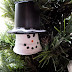 Recycled K-Cup Snowman ornament