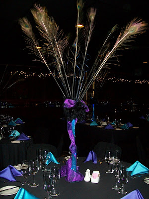 This Centerpiece was custom created for the New Years Celebration 