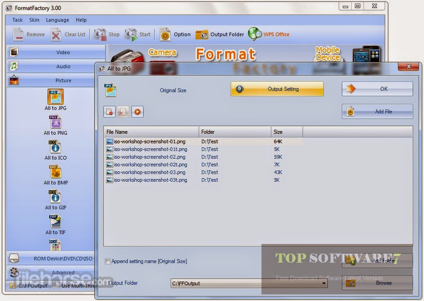 Top Software7 Free Download Format Factory 3 3 5