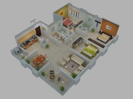   Desain Rumah Minimalis Modern 8 X 13