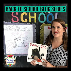 Click here to find ideas for anxiety in the classroom and adjectives.  Included are ideas and  an anchor chart for the very engaging book Splat The Cat  by Rob Scotton.  Get your back to school plans ready.   Perfect for elementary classrooms and homeschool children.  {kindergarten, first, second, k, 1st, 2nd}