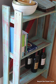 pallet bookshelf http://bec4-beyondthepicketfence.blogspot.com/2013/02/pallet-bookshelf.html