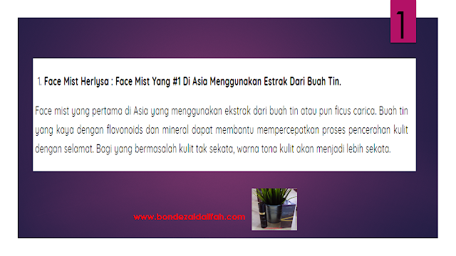 FACE MIST HERLYSA, PRODUK BUAH TIN, FIGS, BUAH TIN,