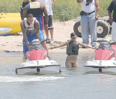 Rihanna and Chris Brown