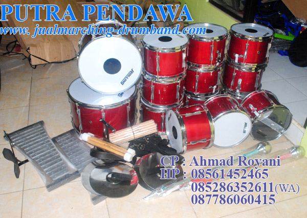 PAKET  DRUM BAND TK KW TERBAIK  (HEAD IMPORT ) 20 PERSONAL