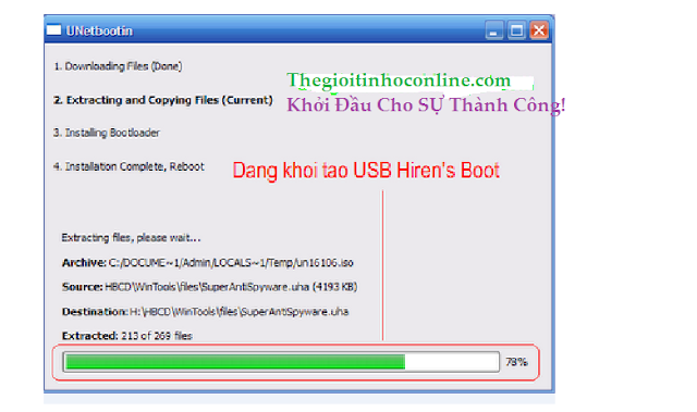 TẠO HIREN'S BOOT LÊN USB